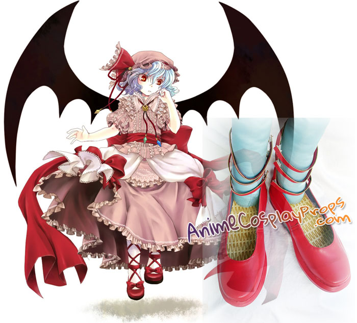 Touhou Koumakyou the Embodiment of Scarlet Devil Remilia Scarlet Cosplay Shoes