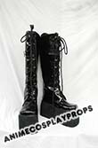 BJD Style Black Cosplay Boots 01