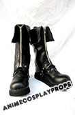 BJD Style Black Cosplay Boots 02