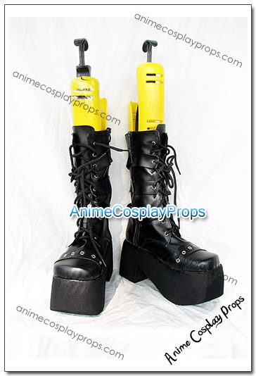 BJD Style Black Cosplay Boots 04