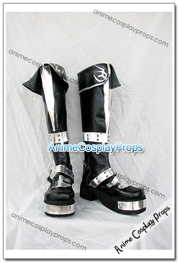 BJD Style Black Cosplay Boots 05