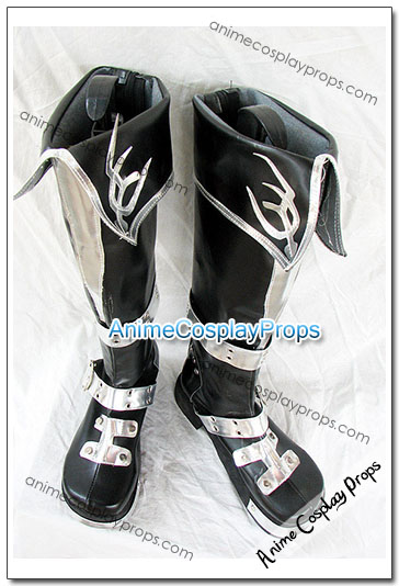 BJD Style Black Cosplay Boots 05