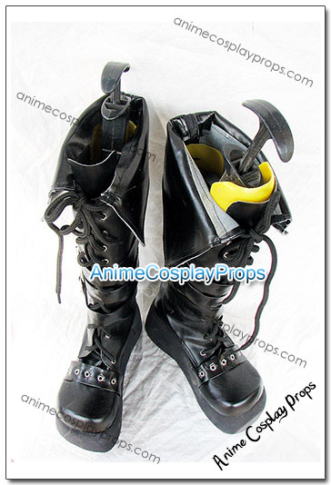 BJD Style Black Cosplay Boots 06