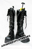 BJD Style Black Cosplay Boots 06
