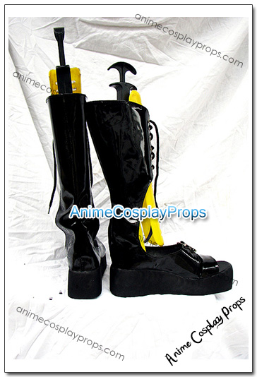 BJD Style Black Cosplay Boots 07