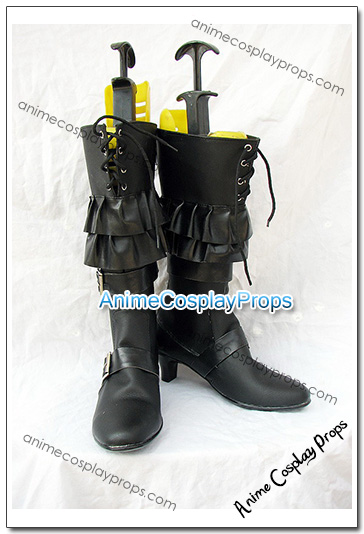 BJD Style Black Cosplay Boots 08