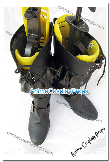 BJD Style Black Cosplay Boots 08
