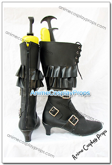 BJD Style Black Cosplay Boots 08
