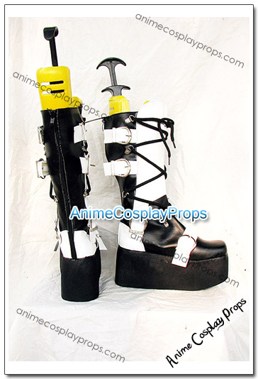 BJD Style White Cosplay Boots 01