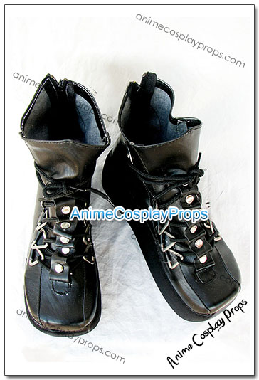 Black Cosplay Shoes Cosplay Boots 04