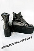 Black Cosplay Shoes Cosplay Boots 04