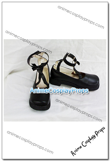Black Cosplay Shoes Cosplay Boots 09