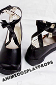 Black Cosplay Shoes Cosplay Boots 09