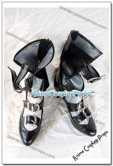 Black Cosplay Shoes Cosplay Boots 10