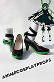 Black Rock Shooter Death Master Cosplay Boots 01