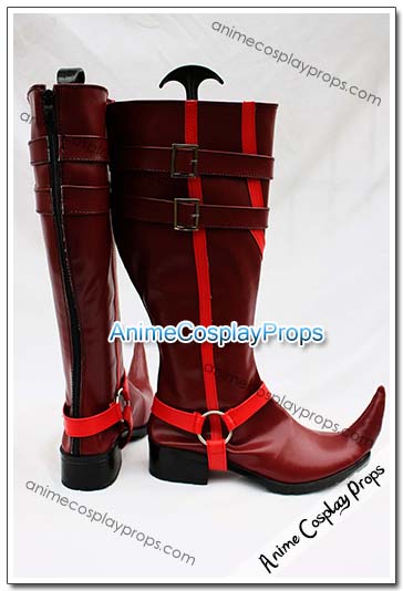 Blue Exorcist Mephisto Pheles Cosplay Boots 02