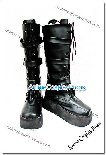 DOD Style Black Cosplay Boots 04