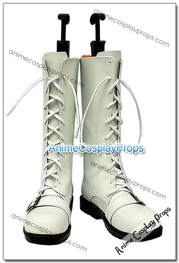 DOD Style White Cosplay Boots 01