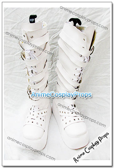 DOD Style White Cosplay Boots 04