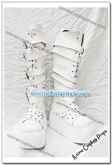 DOD Style White Cosplay Boots 04