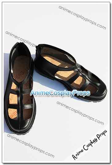 Drag On Dragoon 2 Love Red Black Cosplay Boots 01