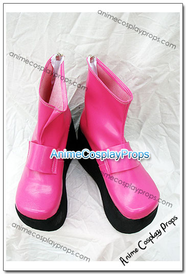 Genesis Of Aquarion Pink Cosplay Boots 01