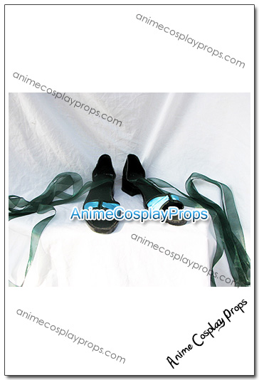 Harukanaru Toki No Naka De Green Cosplay Boots 01