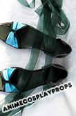 Harukanaru Toki No Naka De Green Cosplay Boots 01