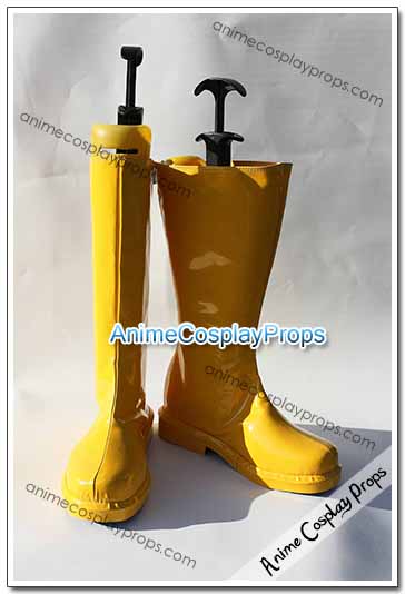 Justice League kid flash Cosplay Boots 01