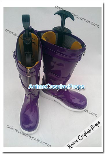 League Of Legends Purple Cosplay Boots 01
