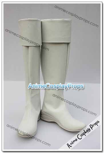 Magi White Cosplay Boots 01