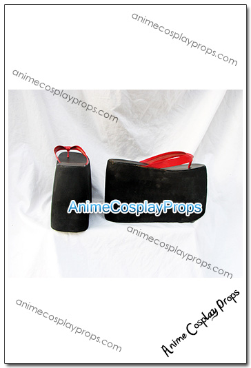 Negima Magister Negi Magi Black Cosplay Boots 01
