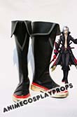 Phantasy Star Black Cosplay Boots 01
