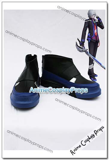 Phantasy Star Black Cosplay Boots 02