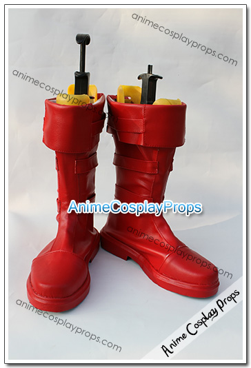Red Cosplay Shoes Cosplay Boots 03