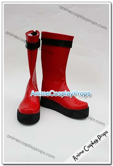 Samurai Sentai Shinkenger Red Cosplay Boots 01