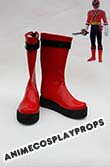 Samurai Sentai Shinkenger Red Cosplay Boots 01