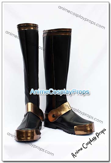 Samurai Warriors Motonari Mori Cosplay Boots 01