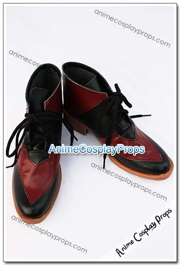 Tiger And Bunny Red Cosplay Boots 01
