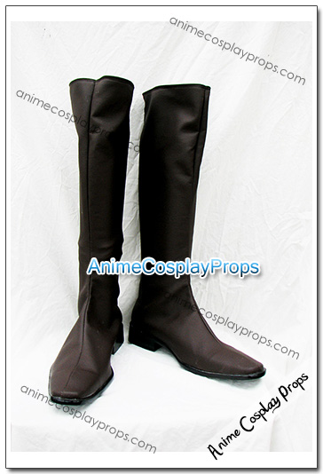 Trinity Blood Brown Cosplay Boots 01
