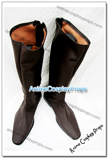 Trinity Blood Brown Cosplay Boots 01
