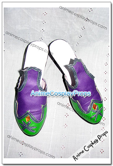 Trinity Blood Green Cosplay Boots 01