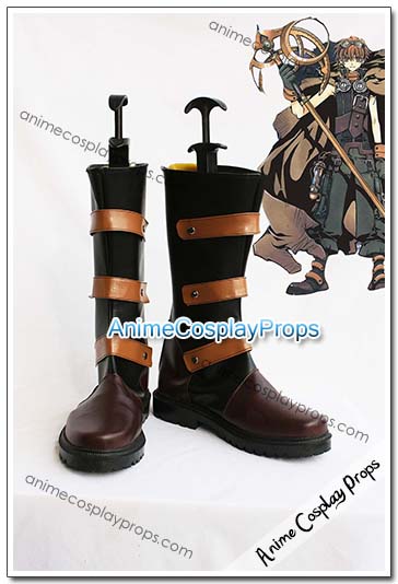 Tsubasa Reservoir Chronicle Syaoran Cosplay Boots 01
