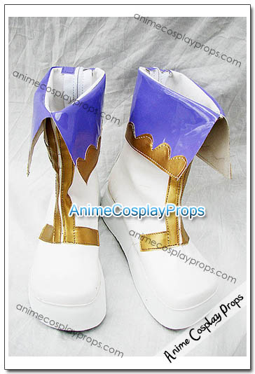 Wind Fantasy White Cosplay Boots 01