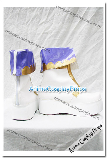 Wind Fantasy White Cosplay Boots 01