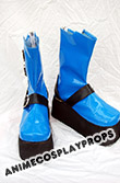 X Blue Cosplay Boots 01