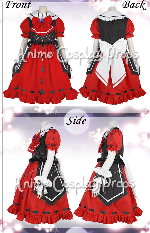 Touhou Project Cosplay Red Dress