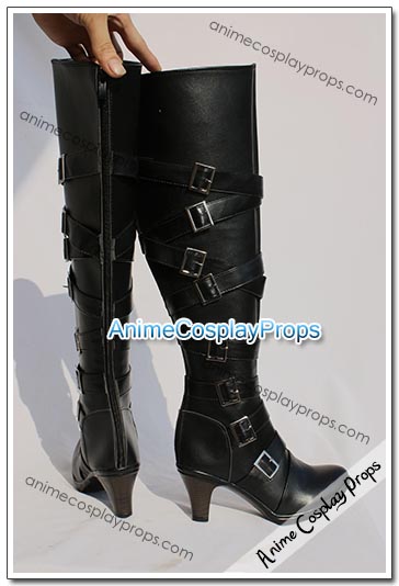 Black Butler Undertaker Cosplay Shoes 03