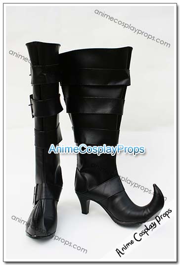 Black Butler Undertaker Cosplay Shoes 04