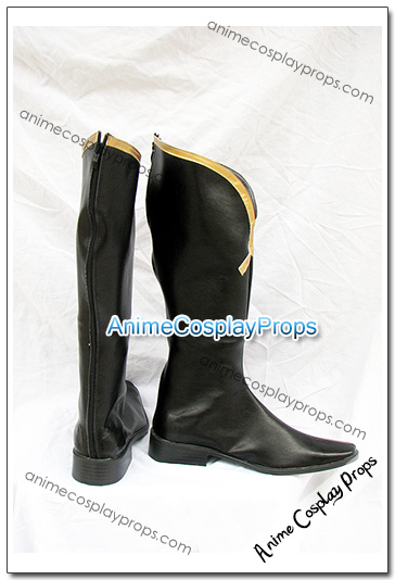 Code Geass Black Cosplay Shoes 01